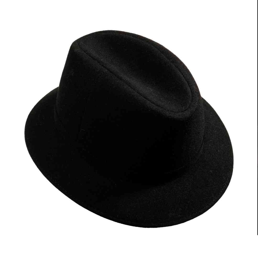 Borsalino Rollable Hat I Black