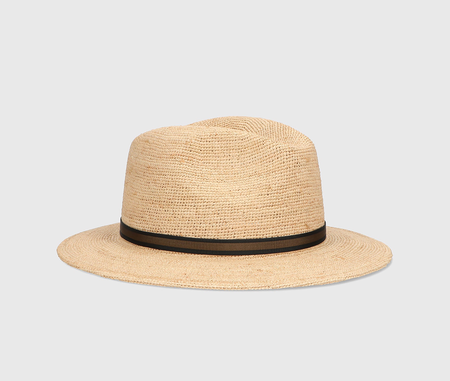 Borsalino Raffia Crochet Hat